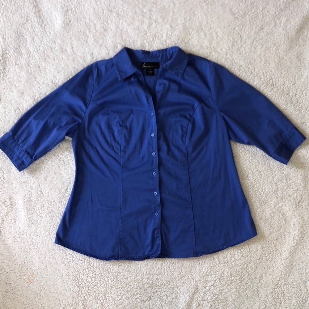 Lane Bryant 3/4 Length Sleeve Blouse 14